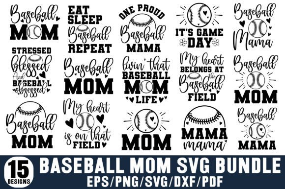 Baseball Mom SVG Bundle: Graphics & Crafts Review