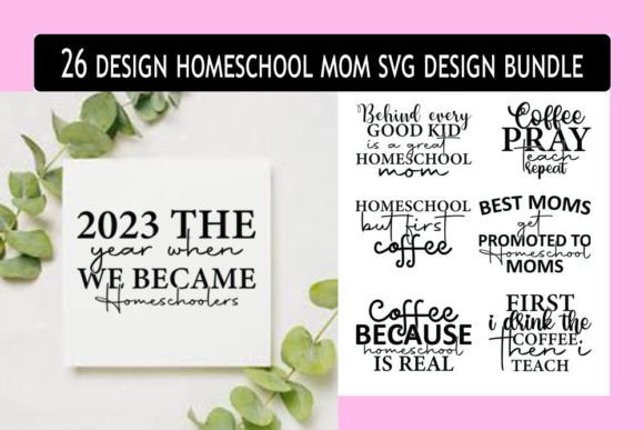 Homeschool Mom SVG Designs Bundle: Graphics & Crafts Review