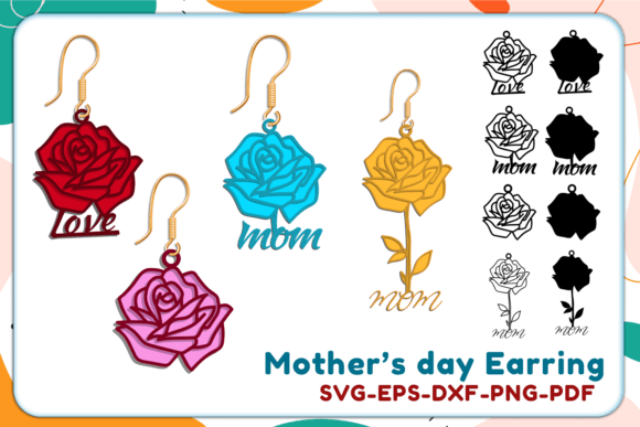 Rose Mom Svg: Graphics for Crafts